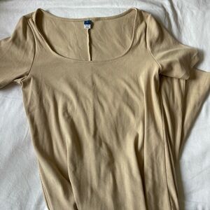 Old Navy Beige Maxi Dress